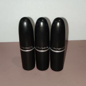 MAC Lipstick - LOT OF 3